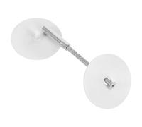 Abaodam Relleno de Agujeros del Visor Cubierta del Orificio del Pomo Puerta Acero Inoxidable Redonda Blanco para Puerta de Seguridad Instalación Fácil para Tapar Agujeros tras Mudanza