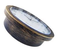 Abaodam Reloj de Pared Diseño con Caja de Almacenamiento Vintage y Silencioso Material PVC y Orgánico para del Hogar y