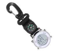 Abaodam Reloj Digital Colgante Multiusos de Escalada, Clip para Mochila y Resistencia a Rayaduras, Batería de Botón