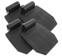 Abaodam Reposapiés Aplicables Abatibles para Silla de Ruedas 4 Piezas Alta Resistencia Taloneras Ergonómicas para Mayor Comodidad y Soporte Estable Uso Diario y Terapias
