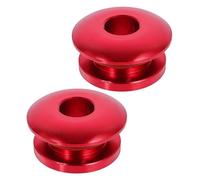 Abaodam Retenedor de Funda y Limitador de Pomo para Palanca de Cambios de Coche y Camión Adaptador de Aleación de Aluminio 2 Piezas Rojas Accesorio Automotriz para Transmisiones