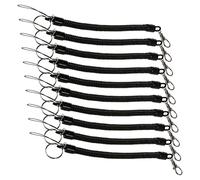 Abaodam Retráctil Antipérdida de Metal y Cuerda Elástica 10 Piezas para Claves y Accesorios Diseño Práctico y Resistente para