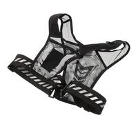 Abaodam Riñonera Deportiva Unisex Negra Bolsa de Pecho Transpirable de Gran Capacidad para Smartphone y Botella de Agua Adecuado para Ciclismo Running y Actividades al Aire Libre