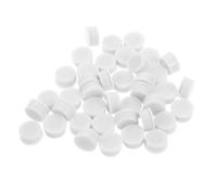 Abaodam Rodamientos Giratorios de Plástico Blanco 12x13/7 Mm 40 Pcs para Decoración de Uñas 3d, Mini Ejes Giratorios de Alta Velocidad para Arte de Uñas DIY y Accesorios Creativos