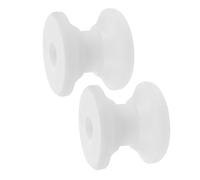 Abaodam Rodillos de Anclaje Delanteros para Barco Grandes 2 Piezas, de Nailon Resistente a Impactos, Repuesto para Yates, Kayaks y Embarcaciones Marinas, Accesorios Náuticos