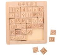 Abaodam Rompecabezas Deslizante de Madera para Lógico de Números para Desarrollo Cognitivo Juguete Educativo Montessori para Fortalecer Habilidades Matemáticas y Razonamiento Lógico