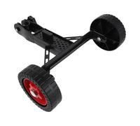 Abaodam Rueda Auxiliar para 26 Mm Negra, Accesorio de Rueda de Soporte para Recortadora de Jardín, Compatible Varias Cortadoras, Reduce Fatiga en Mantenimiento de Césped