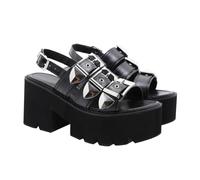 Abaodam Sandalias Mujer Verano con Plataforma Gruesa Estilo Casual Abierto con Punta Cómodas y Elevadas para Ocio y Uso Diario