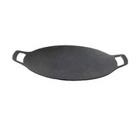 Abaodam Sartén de Hierro para Barbacoa Exterior Parrilla de Camping Resistente y Duradera para Cocinar al Aire Utensilios de Cocina para Gas y Eléctrico