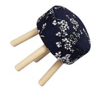 Abaodam Scale Round Bar Stool with Fabric Seat For Living Room Kitchen Realistic Mini Furniture For Creative Play and Collectors