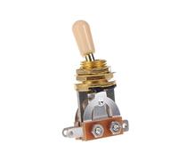 Abaodam Selector de Palanca para Guitarra Eléctrica Palanca de Guitarra de Vías Cabeza Dorada para Cambiar Configuraciones Escenario de Conciertos