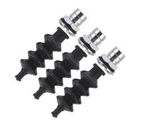Abaodam Sello de Goma para Varilla de Empuje Barco RC 42 Mm con Soporte de Aluminio, Kit 3 Pares de Fuelles Sellados para Accesorios y Repuestos de Modelos de Barcos Recreo