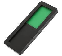 Abaodam Señal de Privacidad para Puerta Corrediza Oficina 4x10 Cm Acrílico Negro Indicador Estado Vacante Ocupado para Sala de Reuniones y Puerta de Negocio