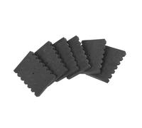 Abaodam Separador de Flechas de Espuma Negra Rectangular 6 Piezas, Organizador de Almacenamiento para Tiro en Interiores y Exteriores, Accesorio para Protección y Orden en Carcajs