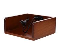 Abaodam Servilletero de Mesa Rústico en Madera Maciza, Organizador de Servilletas para Cocina, Comedor, Fiestas y Establecimientos Hoteleros