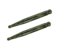 Abaodam Set de 2 Barras de Masaje de Jade para Ojos y Rostro Acupresión, Alivia la Fatiga Ocular y Cuidado Integral Facial para Uso en Casa
