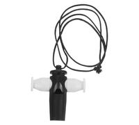 Abaodam Silbato de Samba Negro Abs de Tres Tonos para Adultos, Instrumento Musical Portátil para Enseñanza Método Orff, Percusión Estilo Latino, Silbato de Samba para Educación