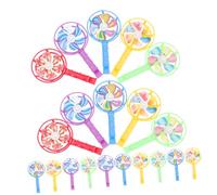 Abaodam Silbatos de Plástico Coloridos para Fiesta, 20 Unidades Molino de Viento Juguete Sopla Cuernos Infantiles, Accesorio Divertido para Regalos y Ambiente de Color Aleatorio