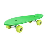 Abaodam Skateboard Completo para Adultos y Diseño Resistente y Seguro con Casco y Protecciones para Principiantes y Skate Calle Color Verde Estilizado
