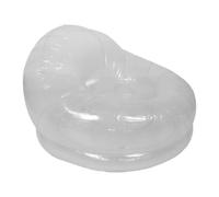 Abaodam Sofá y Superficie Lisa Transparente Inflable Diseño Transparente Fácil de Limpiar y Almacenamiento Compacto para Playa o Jardín