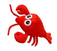 Abaodam Sombrero de Fiesta Forma de Langosta Rojo Gorro de Cosplay de Felpa Suave para Carnaval y Disfraces Accesorio Unisex para Juegos de Rol y Festivales