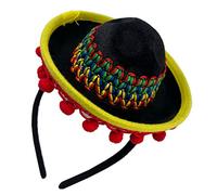 Abaodam Sombrero Mexicano Diadema para Fiesta Mexicana 1 Unidad Tamaño Único Ligero y Decorativo para Mujer y Niña en Eventos Temáticos Cinco de Mayo