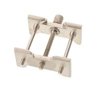 Abaodam Soporte de Base para Movimiento de Reloj Grande de Aleación de Aluminio, Abrazadera de Reparación Ajustable para Relojes de Pulsera y Reloj de Bolsillo, Herramienta de Seguridad