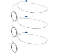 Abaodam Soporte de Lupa Pequeña de Alambre para Reparación de Relojes, Círculo de Sujeción Metálico, Kit 3 Piezas Portátil para Mantenimiento y Mecanizado Fino