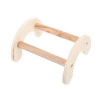 Abaodam Soporte de Madera para Pájaros y Pollos Perchero Resistente para Jaula Juguete de Entretenimiento para Equilibrio y Ejercicio Fácil Instalación Simple y Seguro para Mascotas