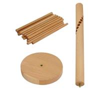Abaodam Soporte de Madera para Secar Espaguetis Diseño Simple y Moderno, Estante Resistente para Secado Rápido en Casa o Restaurante