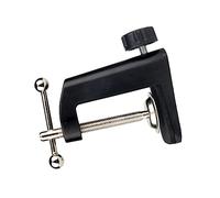 Abaodam Soporte De Micrófono C-type Con Abrazadera De Mesa De Aleación De Aluminio y Duradero Para Luz De Mesa y Micrófono Negro