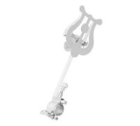 Abaodam Soporte de Partituras Ajustable para Piccolo Clip Metálico Resistente Estilo Minimalista para Práctica y Presentaciones