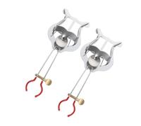 Abaodam Soporte de Partituras Metálico Pequeño para Trompeta y Clarinete Clip Ajustable Portátil para Banda de Marcha Pinza Ligera y Estable para Partituras 2 Unidades
