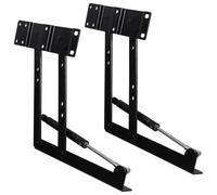 Abaodam Soporte Elevador Plegable de Resorte para Mesa Telescópica y Mesa de Café, Estructura Fuerte de Hierro, Ahorro de Espacio, 1 Par