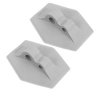 Abaodam Soporte Hexagonal para Montaje de Motor de Barco Inflable Clip de Fijación Resistente para Kayak y Bote 2 Piezas Grises Protección UV y Uso Todo Clima para Actividades Náuticas