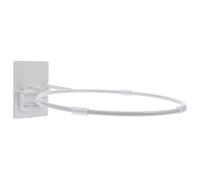 Abaodam Soporte Metálico para Balones de Baloncesto y Fútbol Montado Pared Estante Plegable para Almacenamiento y Exhibición Tiendas y Hogares Diseño Blanco Sencillo y Resistente