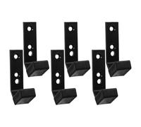 Abaodam Soporte para Barra de Pesas 6 Colgadores de PC y PP 40x55x100 Cm Montaje en Pared para Gimnasio y Entrenamiento en Casa Almacenamiento Seguro y Compacto