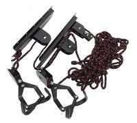 Abaodam Soporte para Bicicletas de Pared y Techo Gancho de Acero Resistente Negro para Almacenamiento en Garaje Sistema de Elevación para Colgar Bicicletas de Ciclismo Color Aleatorio