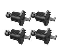 Abaodam Soporte para Coche con Clip para Rejilla de Ventilación Base de Soporte para Teléfono Móvil para Ventilación de Aire de Coche Pack de 4 Unidades Compatible Mayoría de Modelos