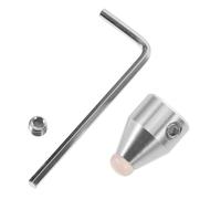 Abaodam Soporte para Diapasón de 8 MM Base de Cristal para Accesorio de Yoga y Meditación, Pies Curativos Cabujón de Cuarzo Rosa, Uso en Prácticas de Frecuencia y Sanación