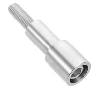 Abaodam Soporte para Teléfono de Motocicleta Varilla Extensible de Acero | Montaje Seguro para Navegación, Diseño Expandible y Liberación Rápida, Resistente al Clima, Color Plata