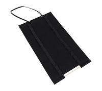 Abaodam Soporte Portátil para Baquetas de Batería Base Negra y Palo de Madera, Organizador de Pared para 12 Pares de Mazos de Percusión, Adecuado para Almacenamiento y Exhibición