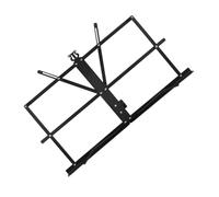 Abaodam Soporte portátil para partituras, estante plegable de diseño ajustable, de sobremesa negro, para estudiantes y niños