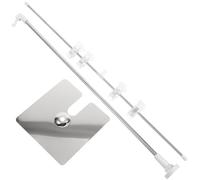 Abaodam Soporte Simple T Fácil Estructura Inoxidable en Almacenamiento y Ajustable Forma de de Acero para Carteles para Tiendas Minoristas y Publicidad