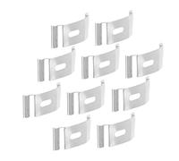 Abaodam Soportes de Rejilla Metálicos 10 Piezas para Persianas Verticales Fijación Estable para Cortinas en Espacios Residenciales y Comerciales
