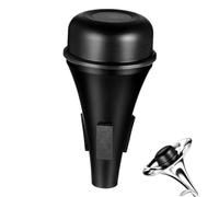 Abaodam Sordina para Trompeta de Plástico Acero Negro Ligera Amplia Aplicabilidad Adecuado para Práctica y Presentaciones Musicales