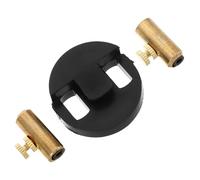 Abaodam Sordina para Violonchelo Ajustable de Metal Tamaño Grande, Juego de 2 Silenciadores Wolf Tone y 1 Sordina de Práctica, Accesorios para Control de Tono en Ensayos y Conciertos