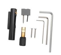 Abaodam Strings Headless Bass Bridge Set Multifunctional Tool for Electric Guitar Round Bridge