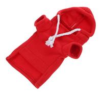 Abaodam Sudadera Roja de Vellón Ropa Decorativa Suave para Conejillos de Indias y Chinchillas Adecuado para Paseos Diarios y Fiestas Festivas