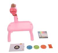 Abaodam Tablero de Dibujo Luminoso Proyector Creativo para Niñas Mesa Educativa con Diseño de Ciervo Rosa para Aprendizaje y Desarrollo Artístico Infantil